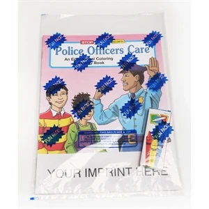 Police Officers Care Coloring and Activity Book Fun Pack