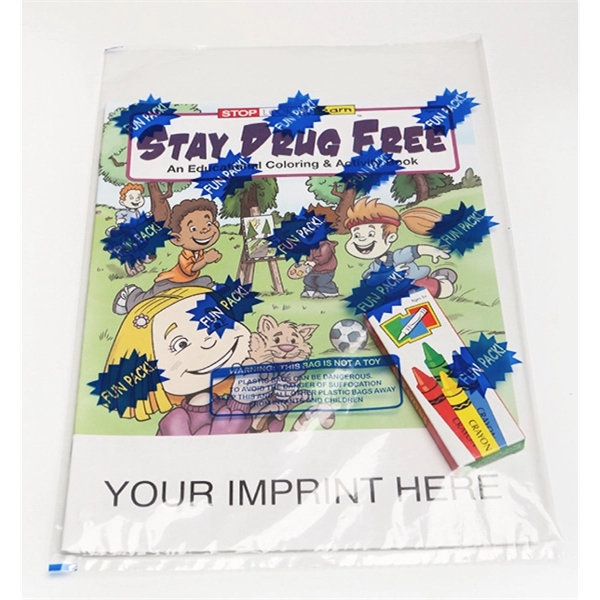Stay Drug Free Coloring and Activity Book Fun Pack - Image 1
