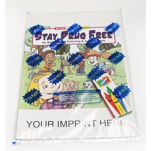 Stay Drug Free Coloring and Activity Book Fun Pack
