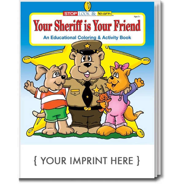 Your Sheriff is Your Friend Coloring and Activity Book - Image 1