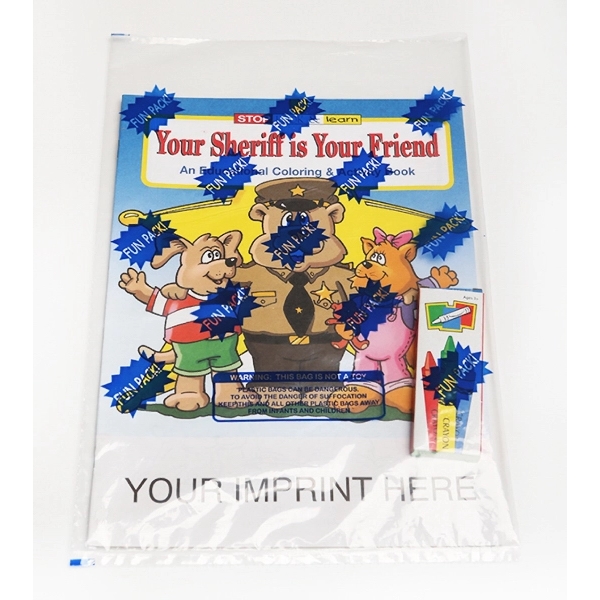 Your Sheriff is Your Friend Coloring Book Fun Pack - Image 1