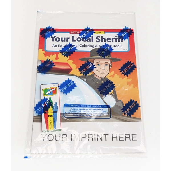 Your Local Sheriff Coloring Book Fun Pack - Image 1
