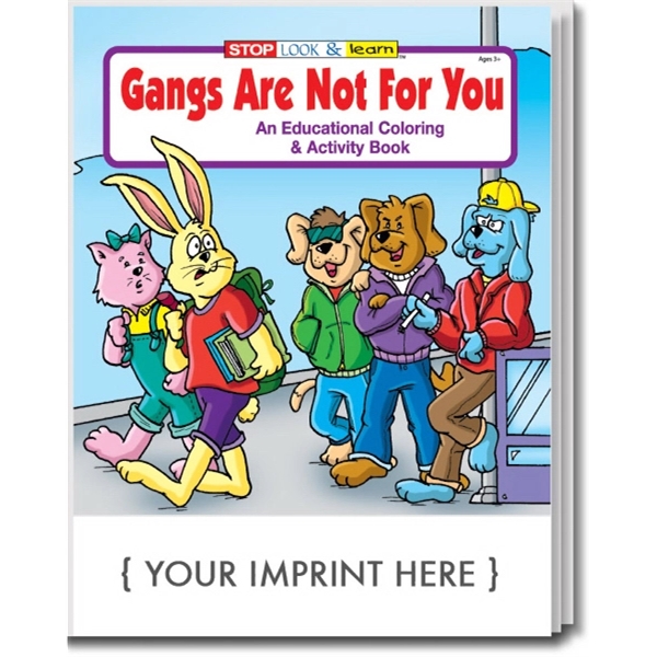 Gangs Are Not For You Coloring and Activity Book - Image 1