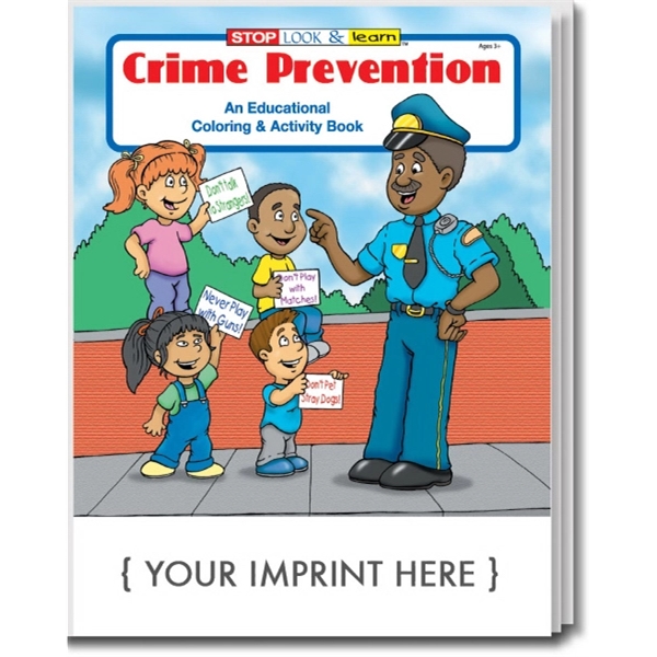 Crime Prevention Coloring and Activity Book - Image 1