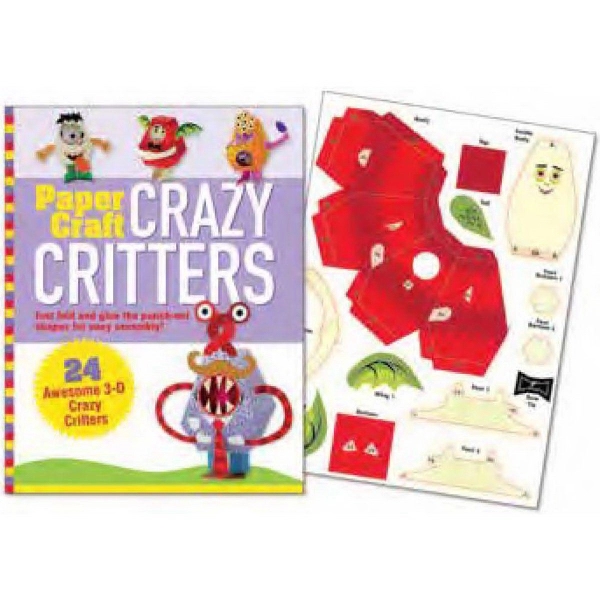 Paper Craft Crazy Critters Book
