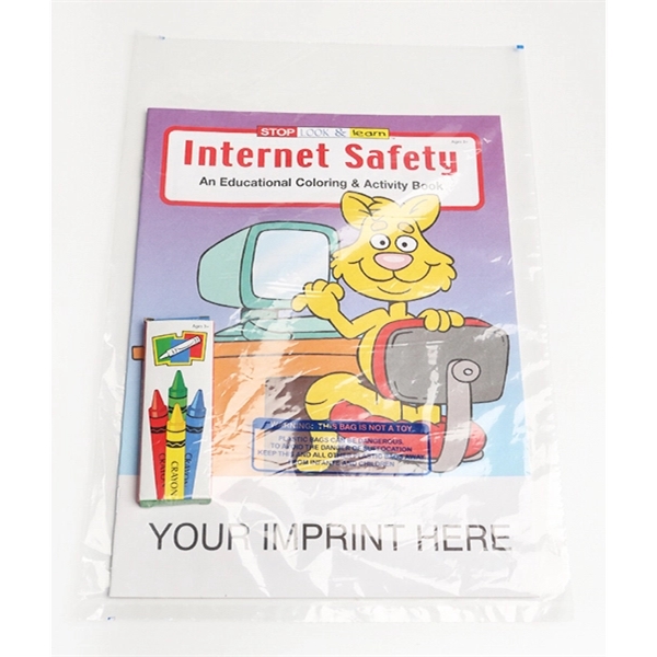 Internet Safety Coloring and Activity Book Fun Pack - Image 1
