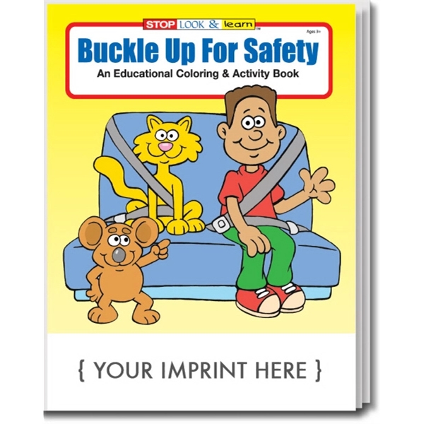 Buckle Up For Safety Coloring and Activity Book - Image 1