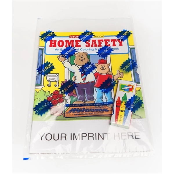 Home Safety Coloring and Activity Book Fun Pack - Image 1