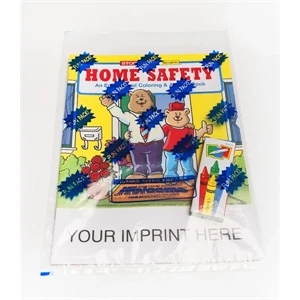 Home Safety Coloring and Activity Book Fun Pack