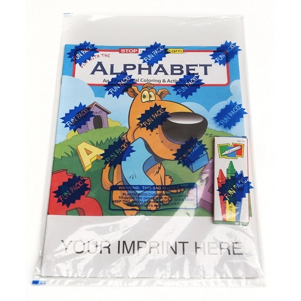 Fun with the Alphabet Coloring Book Fun Pack - Image 1