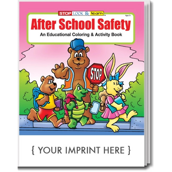 After School Safety Coloring and Activity Book - Image 1