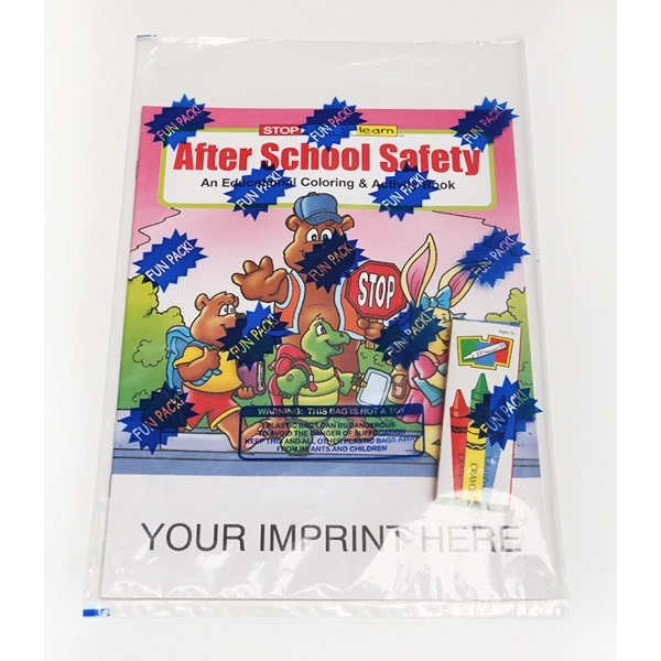 After School Safety Coloring and Activity Book Fun Pack - Image 1