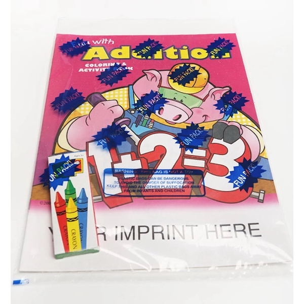 Fun with Addition Coloring Book Fun Pack - Image 1