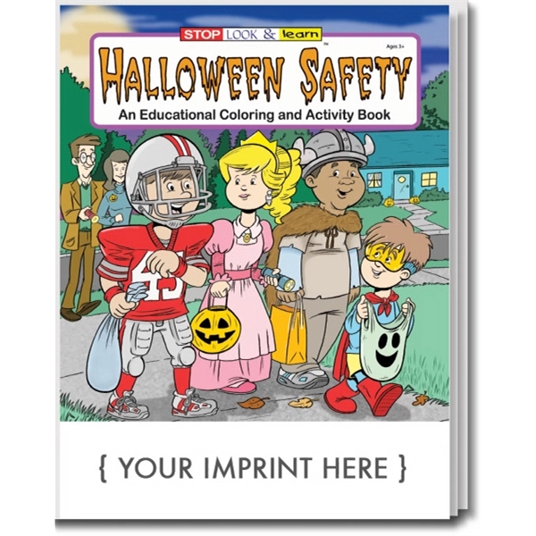 Halloween Safety Coloring and Activity Book - Image 1