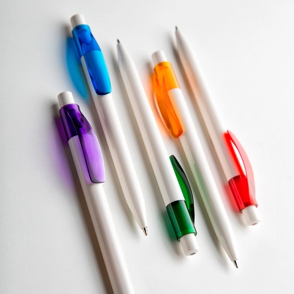 Plastic Click Action Ballpoint Pen - Image 7