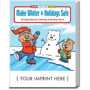 Make Winter & Holidays Safe Coloring and Activity Book