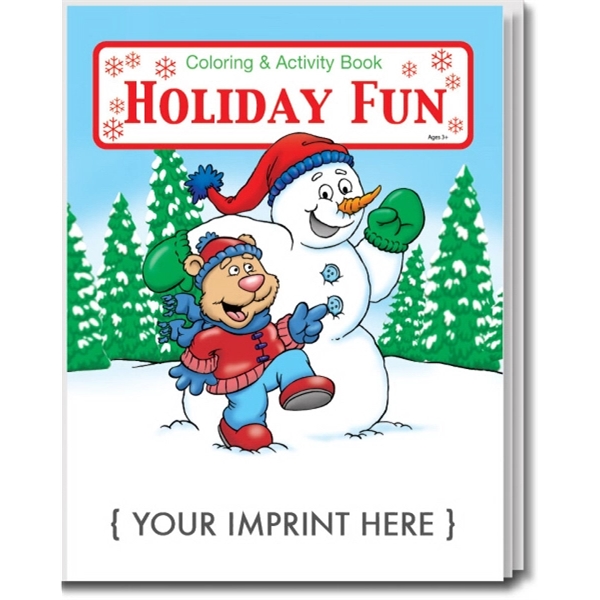 Holiday Fun Coloring and Activity Book - Image 1