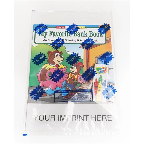 My Favorite Bank Coloring and Activity Book Fun Pack - Image 1