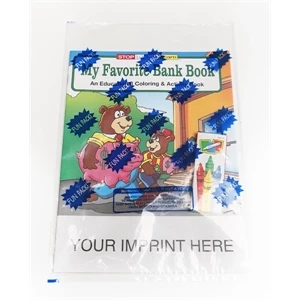 My Favorite Bank Coloring and Activity Book Fun Pack