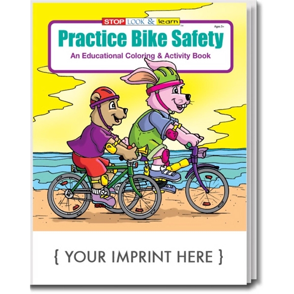 Practice Bike Safety Coloring and Activity Book - Image 1