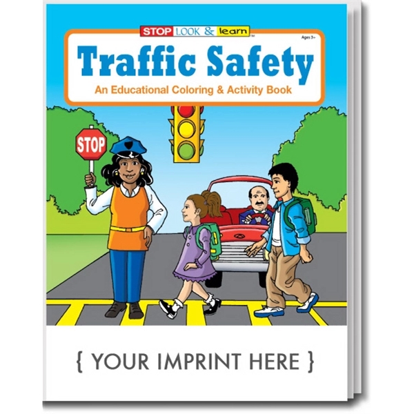 Traffic Safety Coloring and Activity Book - Image 1
