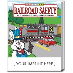 Railroad Safety Coloring and Activity Book