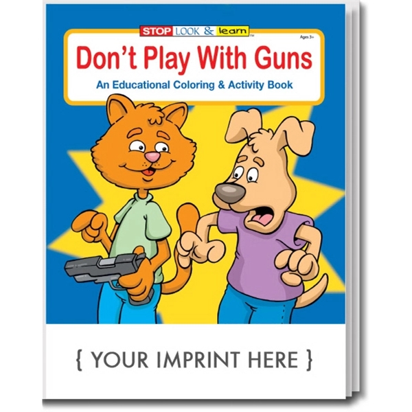 Don't Play With Guns Coloring and Activity Book - Image 1