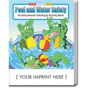 Pool and Water Safety Coloring Book