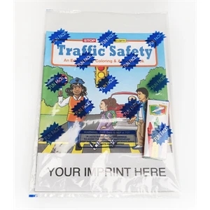Traffic Safety Coloring and Activity Book Fun Pack