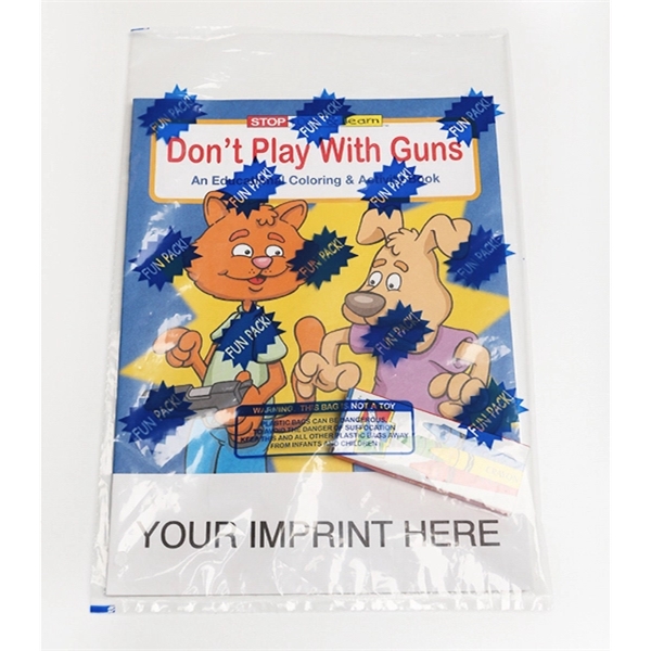 Don't Play with Guns Coloring and Activity Book Fun Pack - Image 1