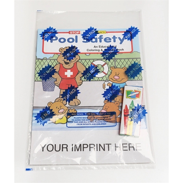 Pool Safety Coloring and Activity Book Fun Pack - Image 1