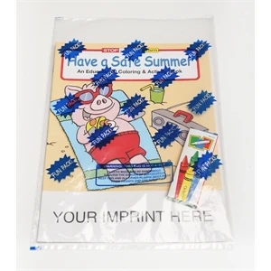 Have a Safe Summer Coloring and Activity Book Fun Pack