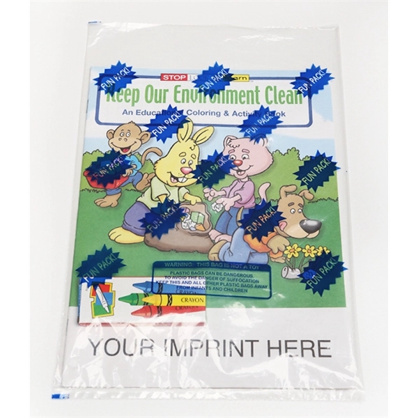 Keep our Environment Clean Coloring Book Fun Pack - Image 1