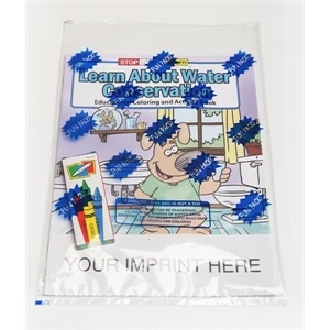 Learn About Water Conservation Coloring Book Fun Pack