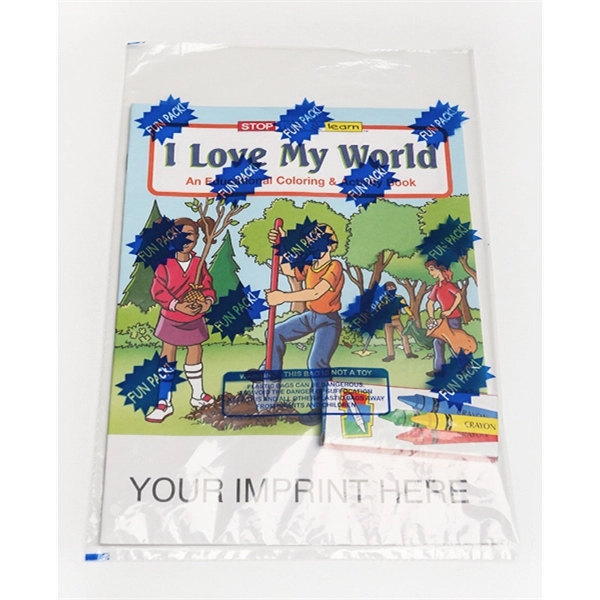 I Love My World Coloring and Activity Book Fun Pack - Image 1
