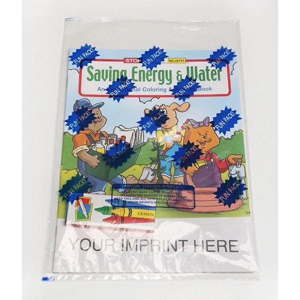 Saving Energy and Water Coloring and Activity Book Fun Pack - Image 1