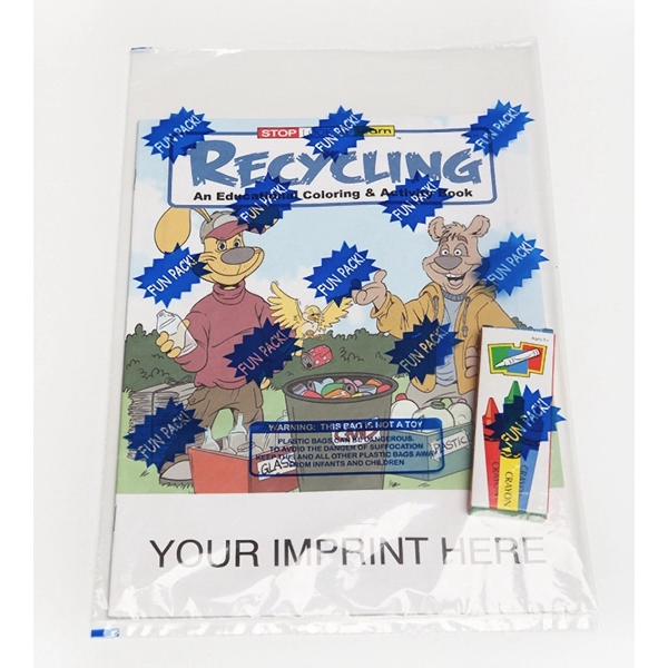 Recycling Coloring and Activity Book Fun Pack - Image 1