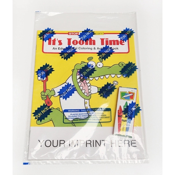 It's Tooth Time Coloring and Activity Book Fun Pack - Image 1
