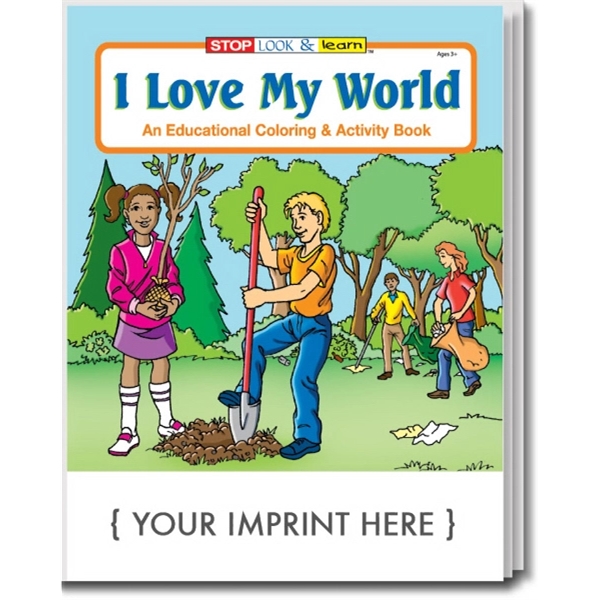 I Love My World Coloring and Activity Book - Image 1