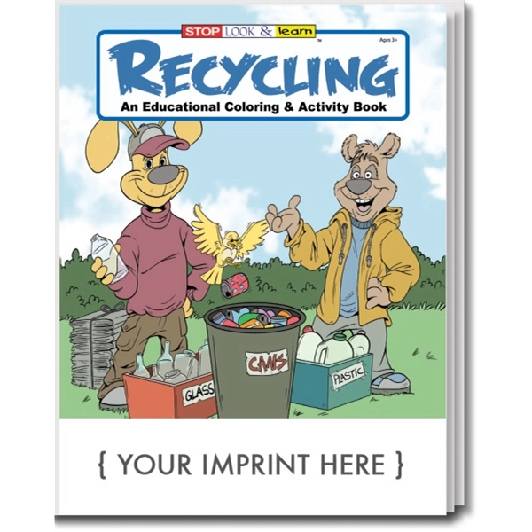 Recycling Coloring and Activity Book - Image 1