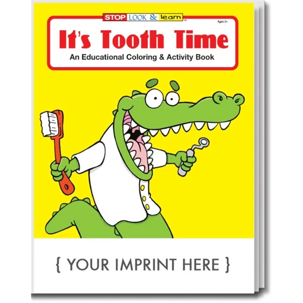 It's Tooth Time Coloring and Activity Book - Image 1