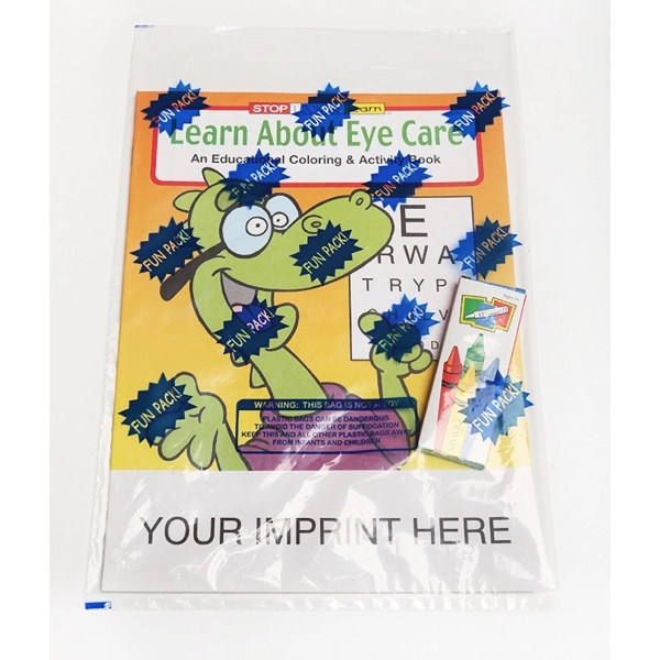 Learn About Eye Care Coloring and Activity Book Fun Pack - Image 1