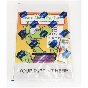 Learn About Eye Care Coloring and Activity Book Fun Pack