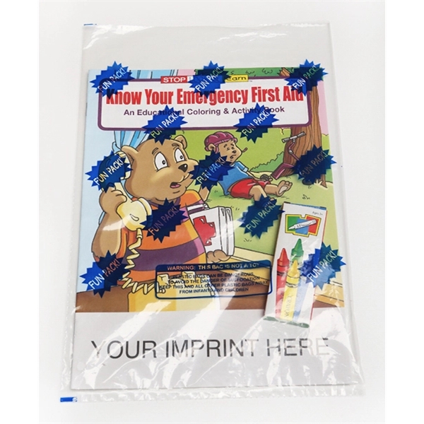 Know Your Emergency First Aid Coloring Book Fun Pack - Image 1