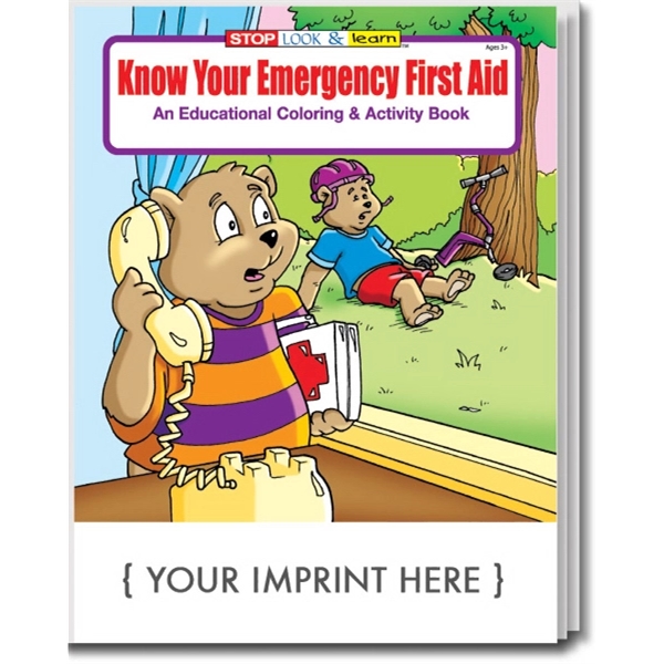 Know Your Emergency First Aid Coloring and Activity Book - Image 1