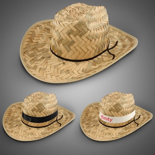 Western Barn Dance Hat with Imprinted Band - Image 2