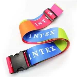 Dye Sublimation Polyester Luggage strap - 2"x72"