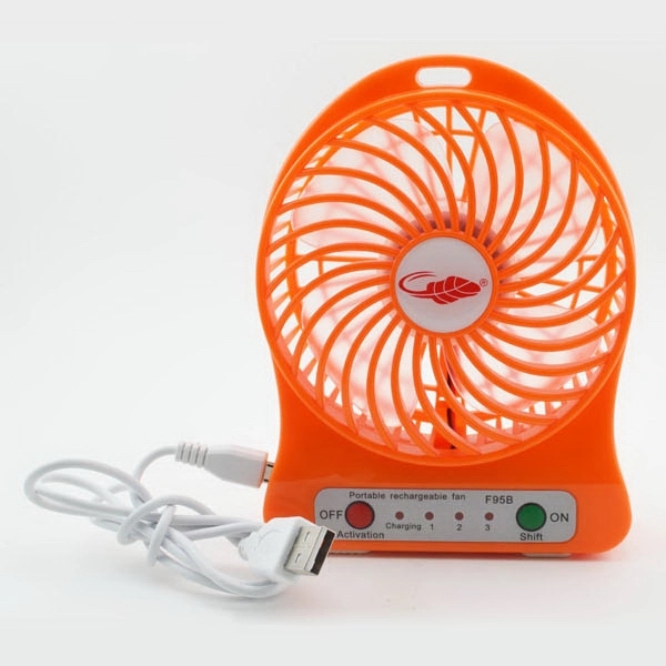Desktop Rechargeable USB Fan With 3 Speed And 1200mAh Built - Image 6