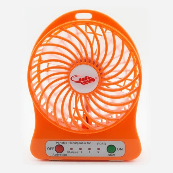 Desktop Rechargeable USB Fan With 3 Speed And 1200mAh Built - Image 9