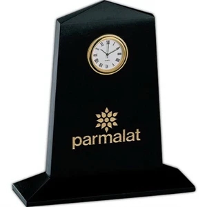 Marble Clock - 7" Pentagon
